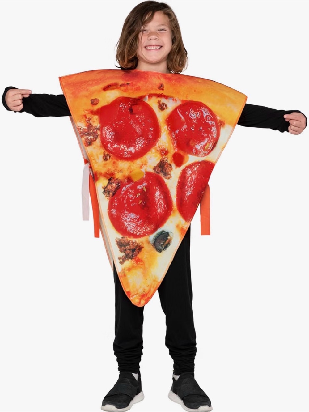 Kids Pizza Slice Costume - Orange/Red
